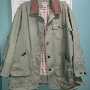 L.L. Bean XL Women's Sage Green Barn Jacket